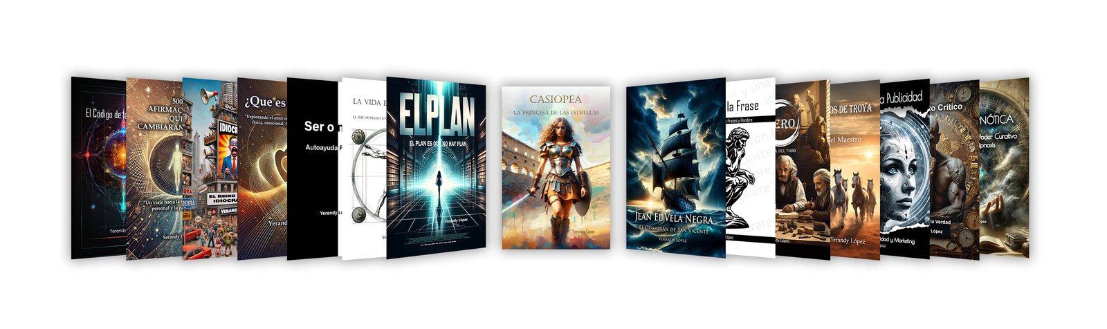Colección de libros de Yerandy López — veinte obras publicadas
