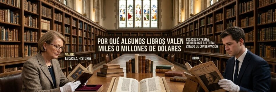 Libros que valen miles o millones de dólares